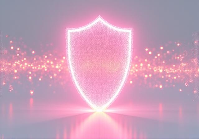 Abstract digital security and data protection visual representing UK GDPR compliance